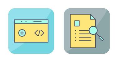 clean code and case study Icon vector