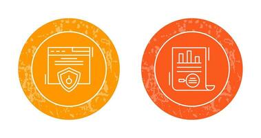 Web Security and Market Research Icon vector