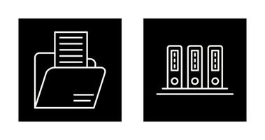 Folder and Office Files Icon vector