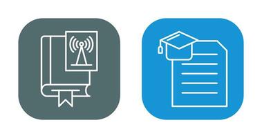 Wireless and Degree Icon vector