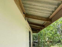 structure construction roof wood material architecture detail building house photo. photo