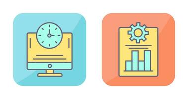 Productivity and Online Time Icon vector