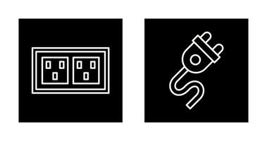 Socket and Plug Icon vector