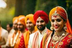 indian wedding in delhi. AI-Generated photo