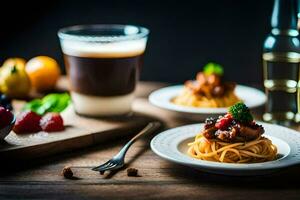 the best food and drink in the world. AI-Generated photo