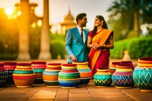 a couple in india. AI-Generated photo