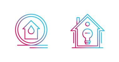 Fire Alarm and Home Automation Icon vector