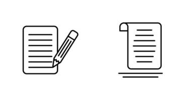 checklist and document  Icon vector