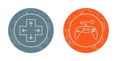Direction Key and Gaming Control Icon vector