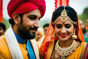 indian wedding in mumbai. AI-Generated photo