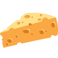 FREE flat Illustration Cheese png