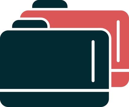 icono de vector de carpeta