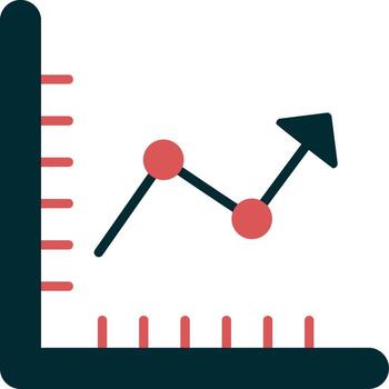 icono de vector de gráfico