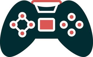 icono de vector de controlador de juego