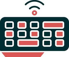 Wireless Keyboard Vector Icon