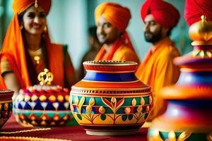 indian wedding decor ideas. AI-Generated photo