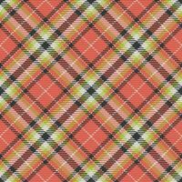 Seamless pattern of scottish tartan plaid. Repeatable background with check fabric texture. Vector backdrop striped textile print.