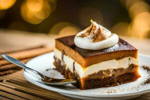 el mejor calabaza tarta de queso recetas para caer. generado por ai foto