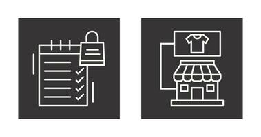 Shopping and Store Icon vector