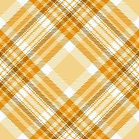 Seamless plaid background of fabric check textile with a vector tartan texture pattern.