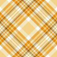 Seamless plaid background of fabric check textile with a vector tartan texture pattern.