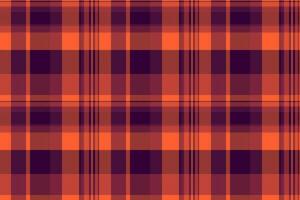 Seamless tartan fabric of pattern check background with a vector plaid texture textile.