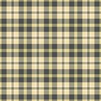 Plaid check texture of tartan fabric seamless with a vector pattern background textile.