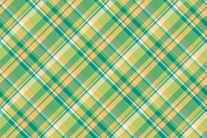 Plaid seamless check of vector fabric tartan with a textile pattern texture background.