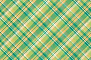 Plaid seamless check of vector fabric tartan with a textile pattern texture background.