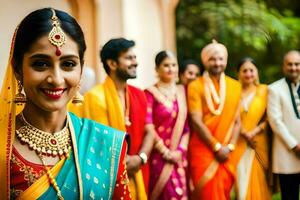 indian wedding in bangalore. AI-Generated photo