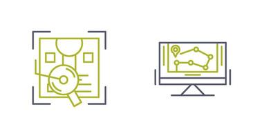 Order Tracking and Location Icon vector