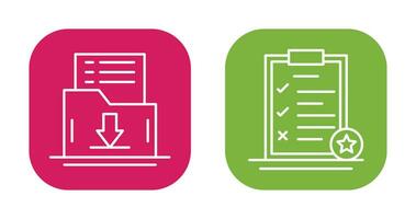 Save List and Task List Icon vector