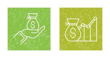 Wage and Email Icon vector