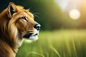 lion, lion, lioness, lion, lioness, lion, lion, lioness. AI-Generated photo