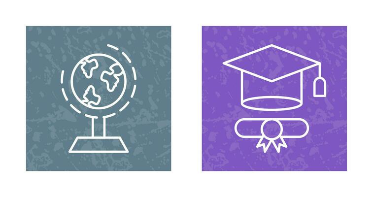 Geography and Graduation  Icon