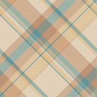 Fabric texture textile of plaid vector pattern with a check tartan background seamless.