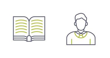Book and Judge Icon vector