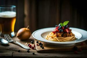 the best food and drink in the world. AI-Generated photo