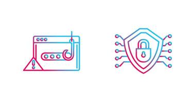 Phishing Password and Security Icon vector