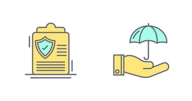 Policy and Protection Icon vector