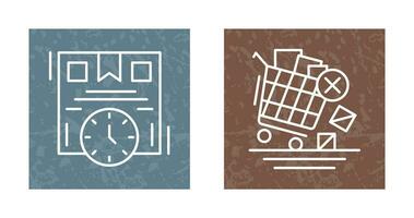 Time is Money and Offer End Icon vector