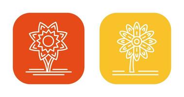 Daffodil and Daisy Icon vector