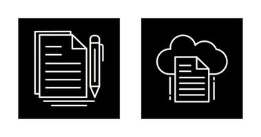 Document and File Icon vector