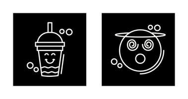 Drink and Dizzy Icon vector