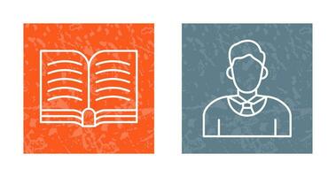 Book and Judge Icon vector