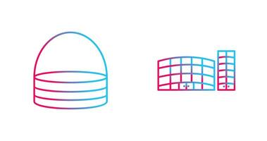 basket and shopping mall Icon vector