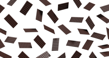 Chocolate bar. Milk chocolate bar. Chocolate icon. 3D rendering png