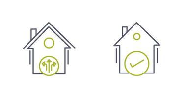 Vent and Houses Icon vector