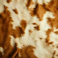 Rustic Cow fur banner. Generate Ai photo