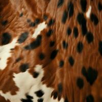Unconventional Cow fur banner. Generate Ai photo